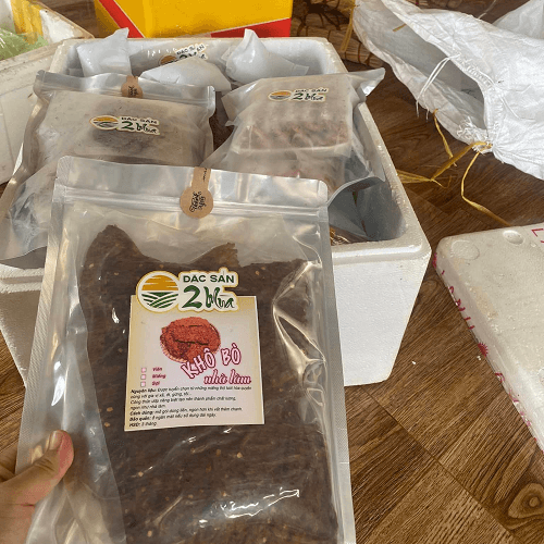 Bò một nắng muối kiến vàng Gia Lai — 2