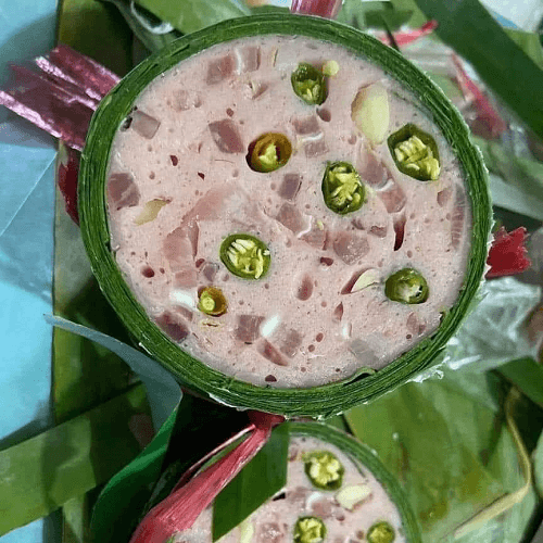 Chả lụa bì ớt xiêm xanh Bình Định chính gốc — 3