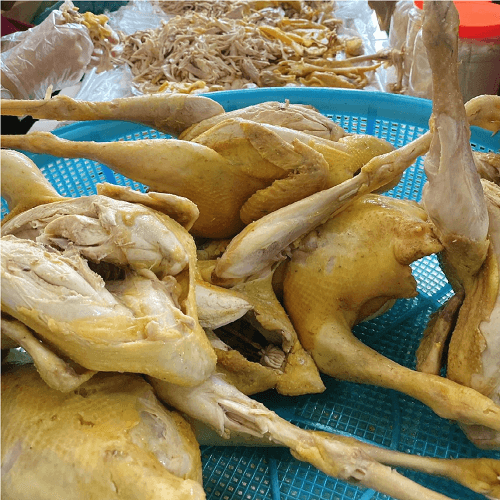 Khô gà lá chanh nhà làm